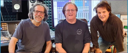 Ken and Tony in Mirror Sound's Best Recording Studio