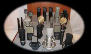 Collection of Mirror Sound's Microphone Equipment