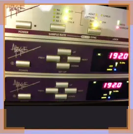 Apogee Rosettas used for Mastering to Redbook, Apple Digital and Dolby Atmos