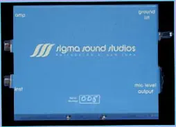 Sigma Sound's Analog Direct Box Equipment